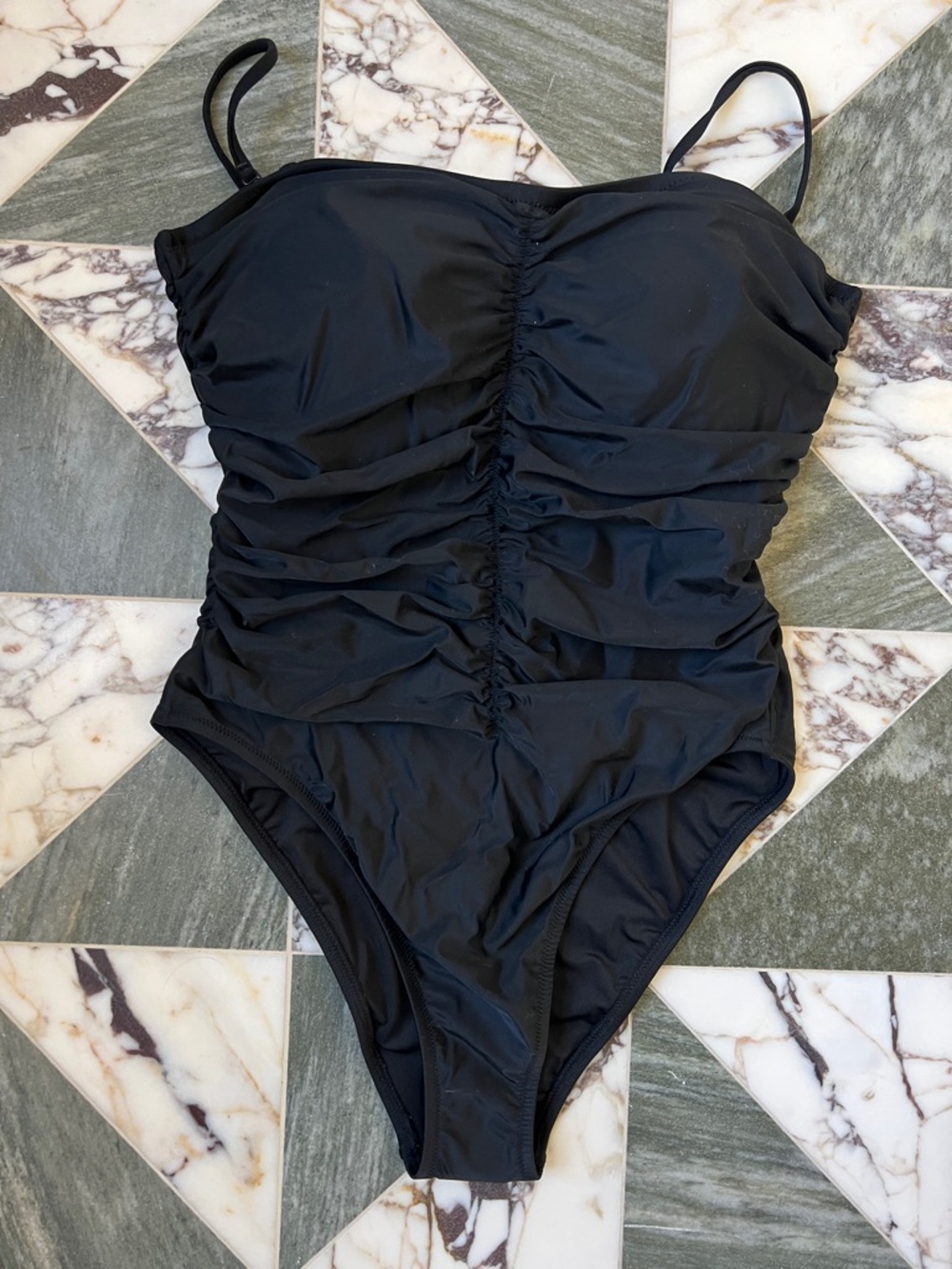 J. CREW black never worn one piece bathing suit